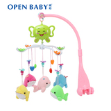 OPENBABY欧培婴童玩具床头风铃-海豚乐园 粉色