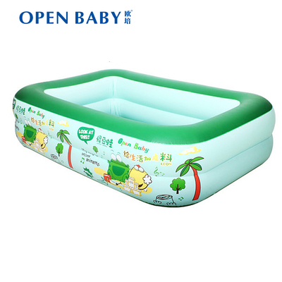 OPENBABY欧培充气戏水池-绿豆蛙2.95m